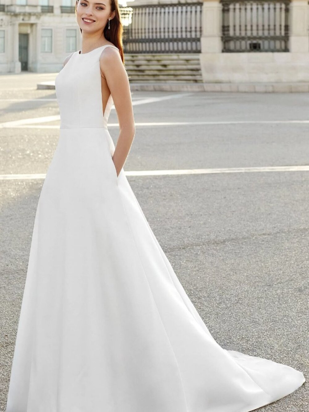 Adore by Justin Alexander 11151 Wedding Gown Size 14 NEW Mikado